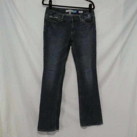 AEROPOSTALE - Railey Skinny Flare - Curvy | size 7/8 long | Faded Blue Denim - Picture 1 of 16